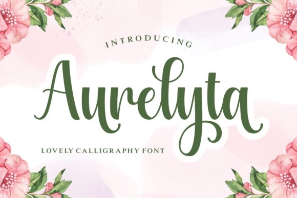 Aurelyta: A Romantic Script Font That Elevates Handmade Product Design