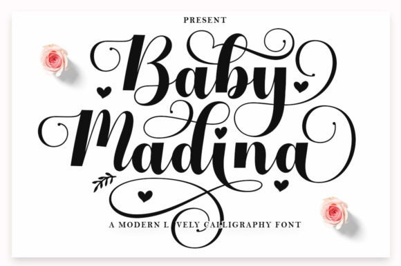 Baby Madina: A Graceful Script Font for Elegant Editorial Design