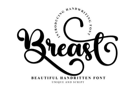 Boost Your Brand’s Personality with the Breast Handwritten Font