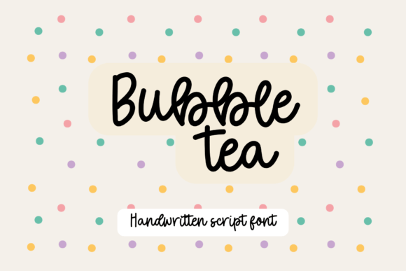 Bubble Tea: A Handcrafted Script Font for Elegant Editorial Design