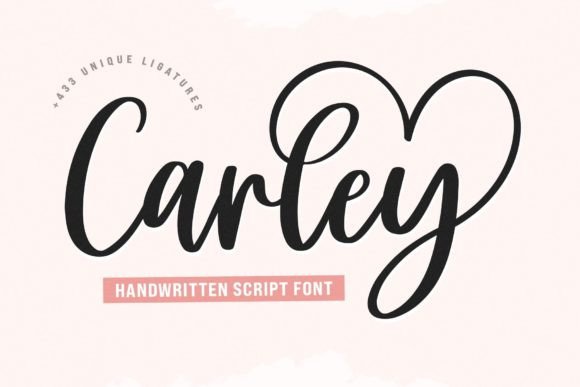 Carley: A Sweet Script Typeface That Elevates Small Business Branding