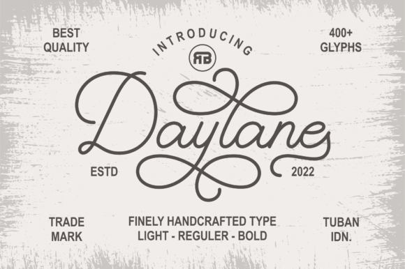 Daylane: A Modern Script Font That Elevates Handmade Branding and Product Design