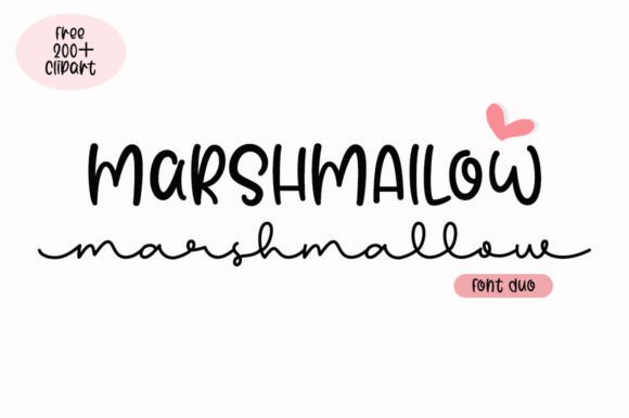 Elevating Handmade Designs with the Marshmallow Duo Font