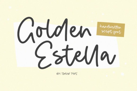 Golden Estella: The Script Font That Transformed My Brand’s Look