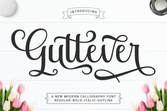 Guttever: A Handwritten Font That Elevates Your Brand