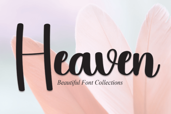 Heaven Font: A Web Designer’s Review of a Charming Script Typeface