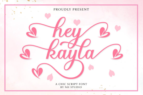 Hey Kayla: A Modern Script Font for Web Design and Digital Branding