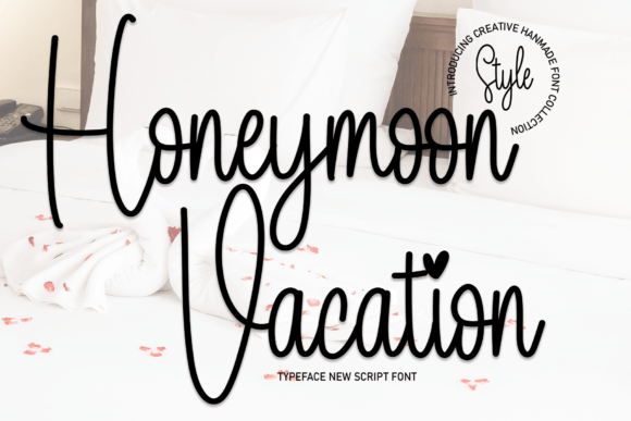 Honeymoon Vacation: A Handwritten Font That Elevates Small Business Branding