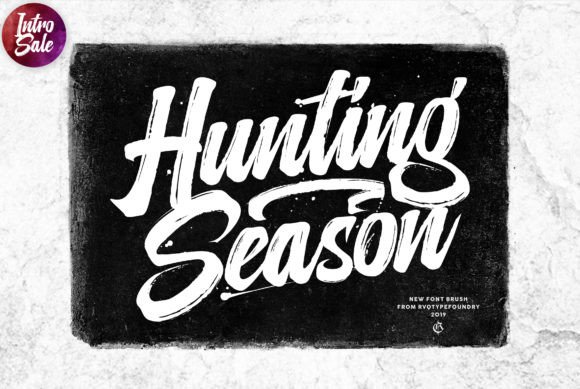 Hunting Season: A Bold Handwritten Font for Makers and Sellers