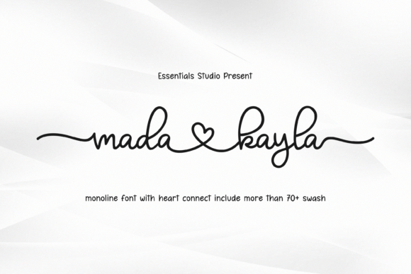 Mada Kayla: A Stylish Script Font for Elegant Editorial Design