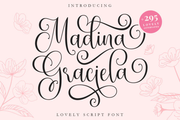 Madina Graciela: A Modern Script Font for Elegant Web Typography