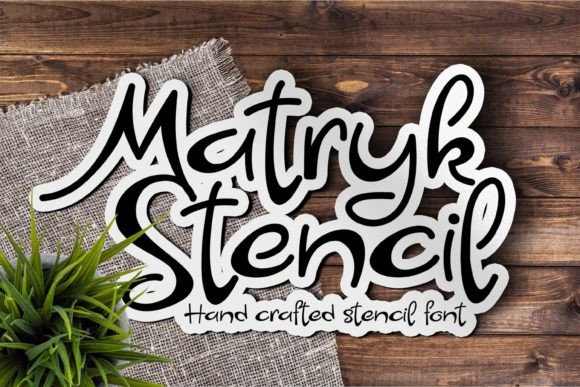 Matryk Stencil: A Distinctive Typeface for Modern Web and Digital Design