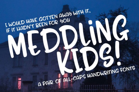 Meddling Kids Font: A Playful Typeface for Creative Campaigns