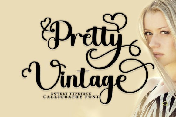 Pretty Vintage: A Handwritten Font That Adds Elegance to Every Maker’s Project