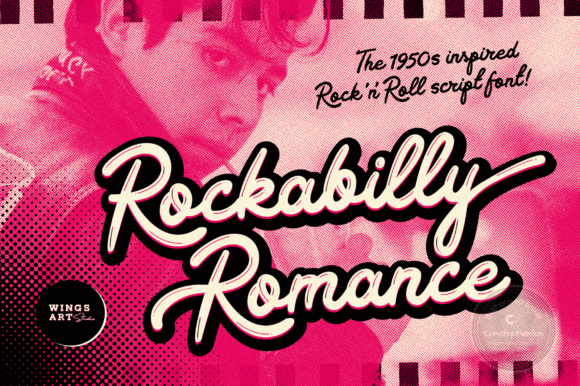 Rockabilly Romance: A Bold Script Font for Scroll-Stopping Digital Campaigns