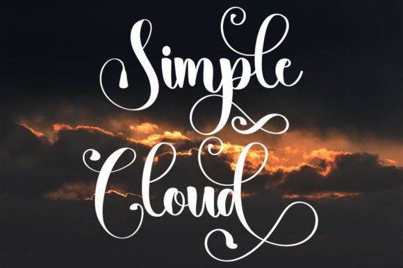 Simple Cloud: A Handwritten Font That Elevates Campaign Typography