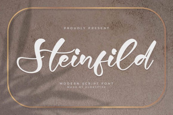 Steinfild: A Modern Script Font That Elevates Brand Identity with Elegance