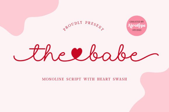 The Babe: A Handwritten Font with Heart for Digital Design