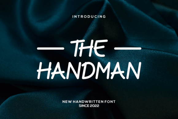 The Handman Font: A Bold Handwritten Typeface for Handmade Labels and Lovable Designs
