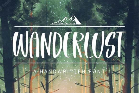 Wanderust: A Versatile Handwritten Font for Modern Web Design