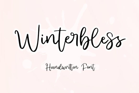 Winterbless: A Handwritten Font That Brings Romance to Editorial Design